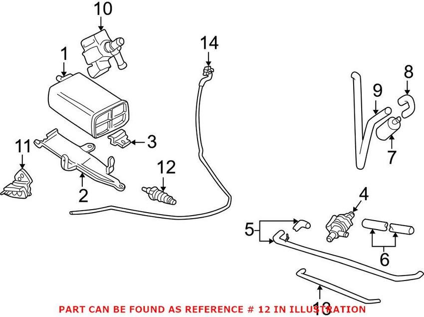 Volvo Oxygen Sensor - Front 9497252